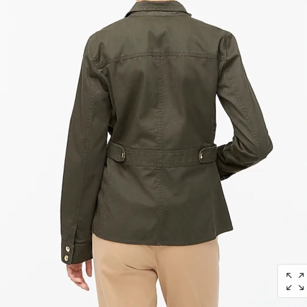J. Crew Resin-Coated Twill Field Jacket